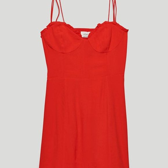 Aritzia Dresses & Skirts - Aritzia - Wilfred Fable Dress - Red (Goji Berry) - Size 6 - Never Worn
